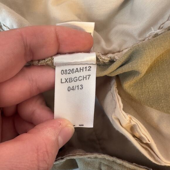 Aeropostale Mens Tan Cargo Shorts Size 36 Pockets Drawstring Utility Casual - Picture 11 of 12